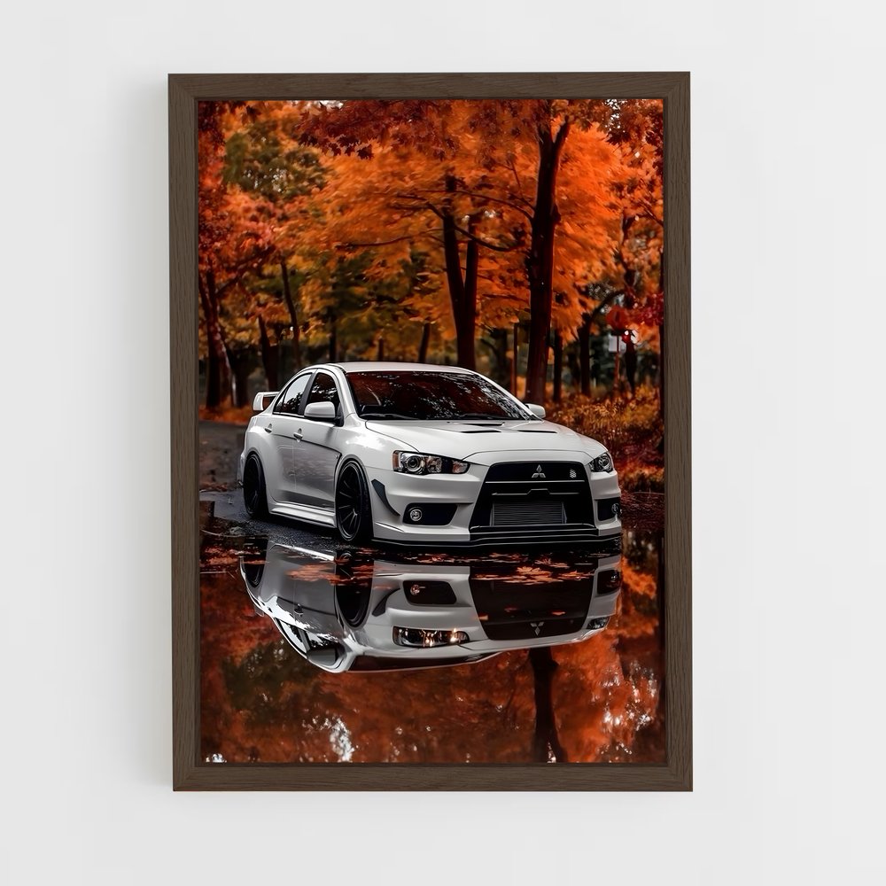 Poster Reflet Automnal – affiche Mitsubishi (vue 5)